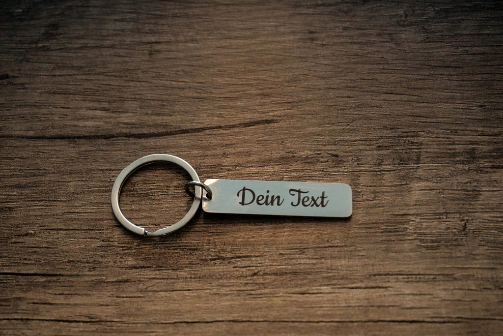 Edelstahl Schlüsselanhänger / personalisiert image 3