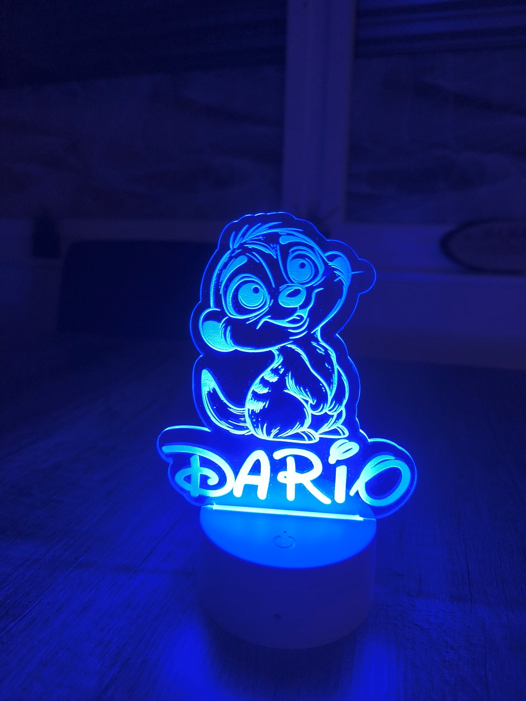 LED Plexiglas Schild Baby Erdmännchen image 3
