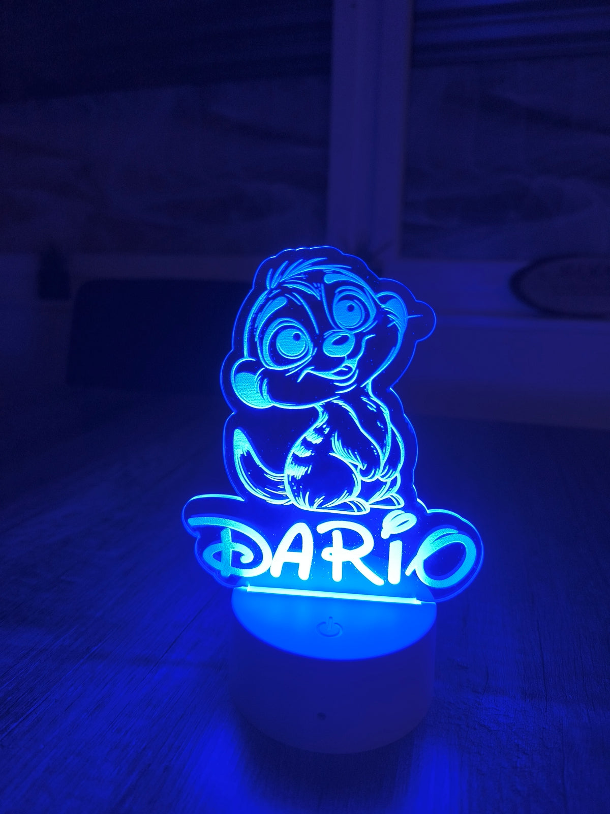 LED Plexiglas Schild Baby Erdmännchen image 3