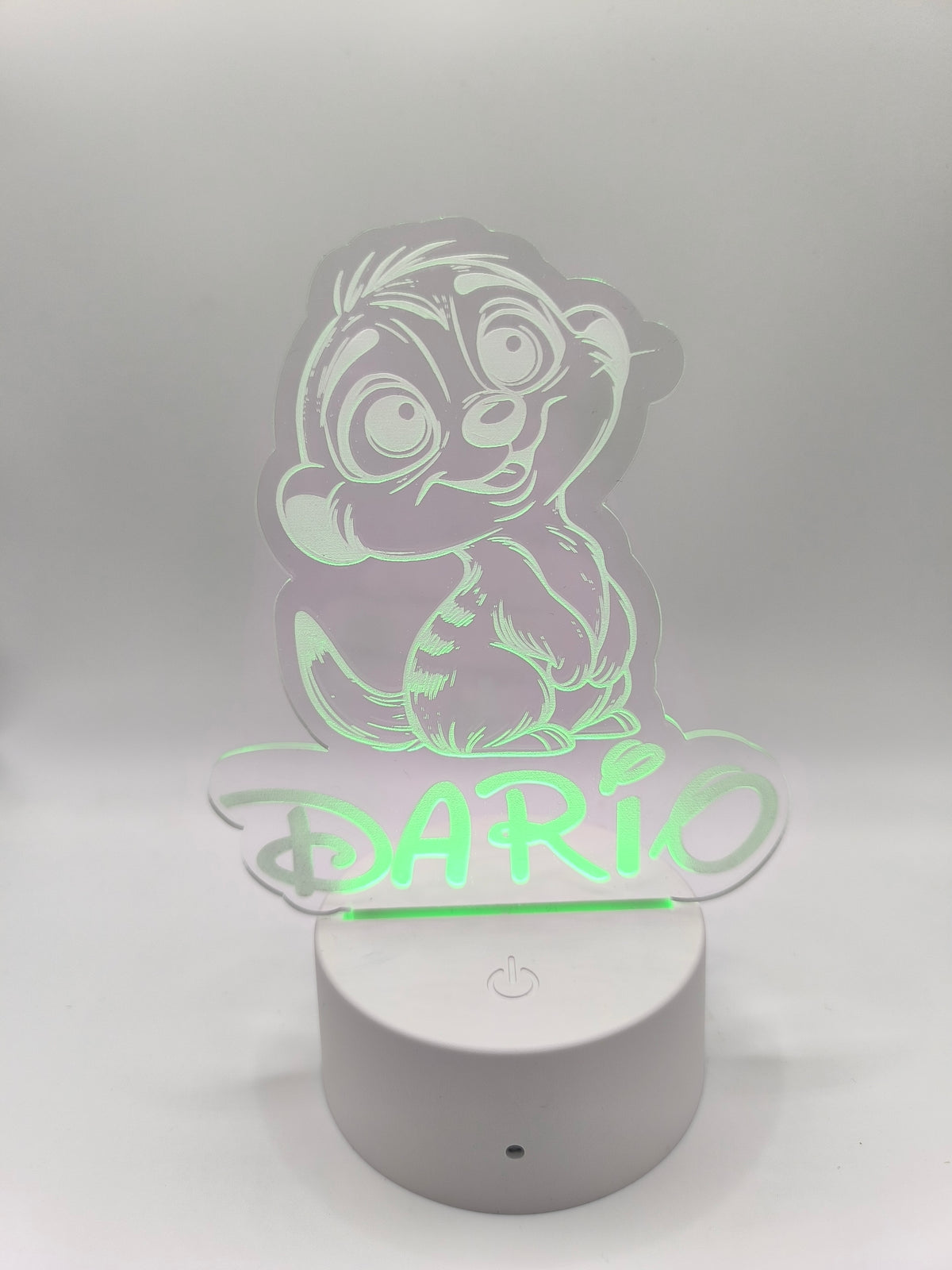 LED Plexiglas Schild Baby Erdmännchen image 2