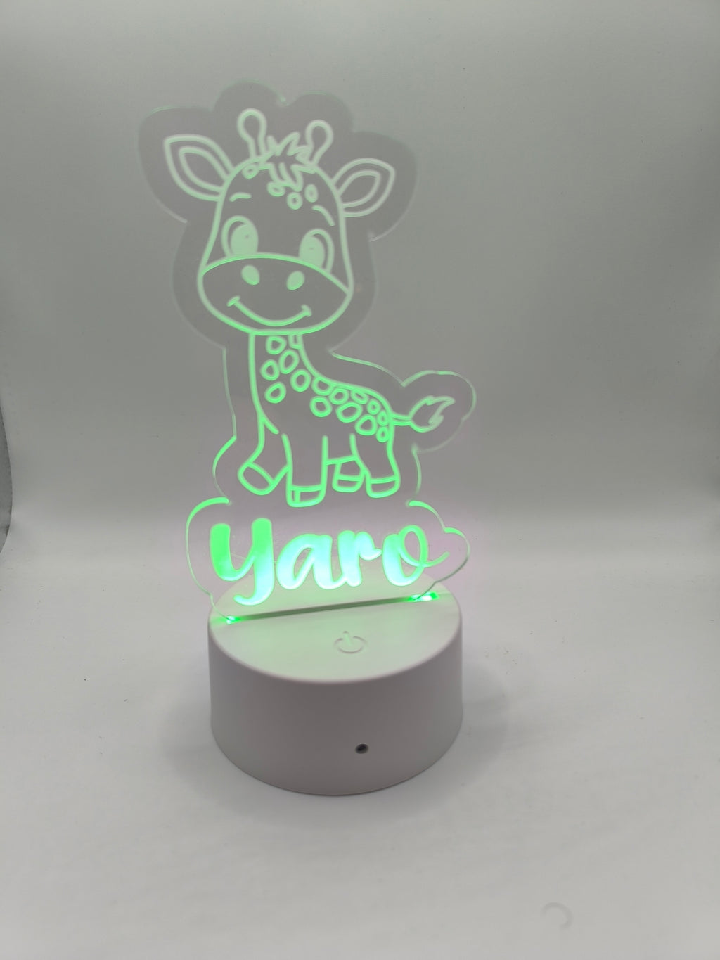 LED Plexiglas Schild Baby Giraffe image 2
