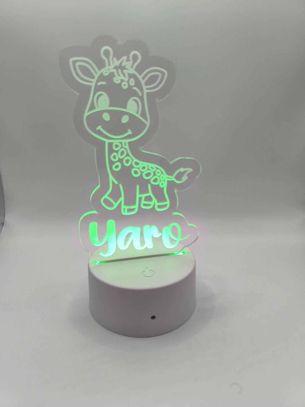 LED Plexiglas Schild Baby Giraffe image 2