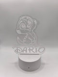 LED Plexiglas Schild Baby Erdmännchen image 0