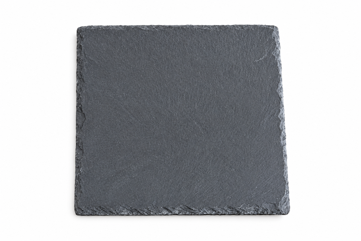 Personalisierter Schiefer-Untersetzer mit Gravur – 10 × 10 cm