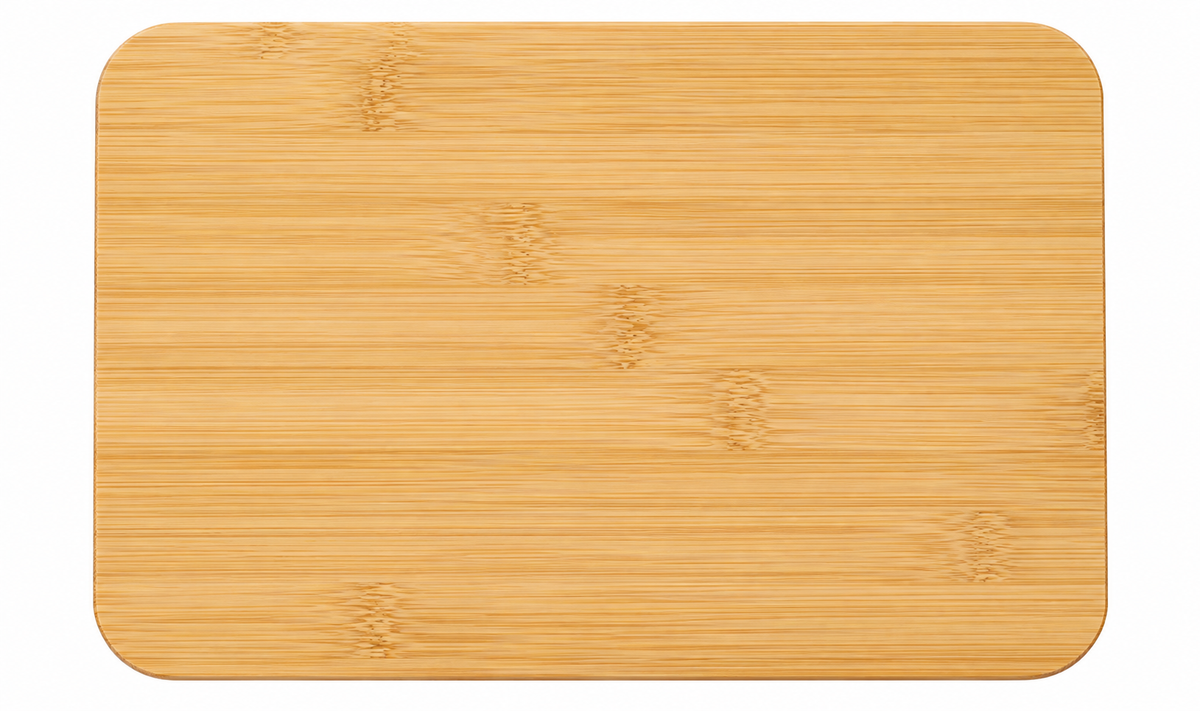 Bambusbrett mit persönlicher Gravur – 21 × 14 cm