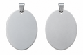 Edelstahl Anhänger Oval / personalisiert