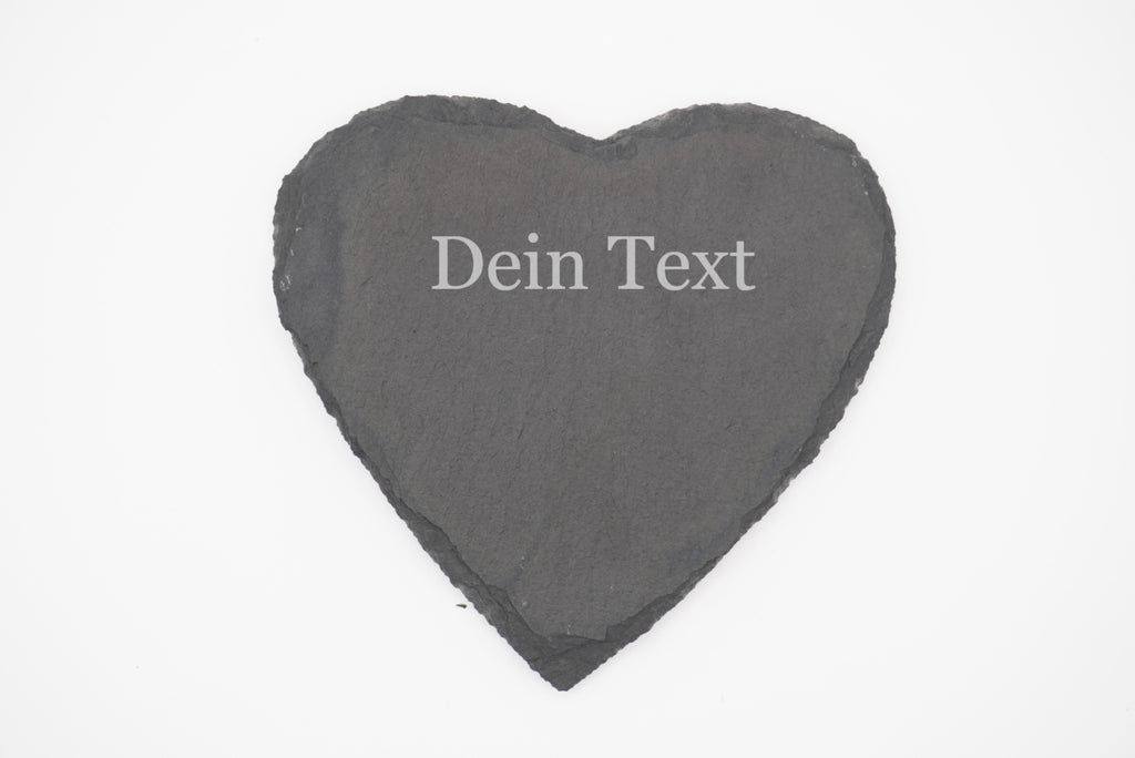 Schiefer Herz/personalisiert image 0
