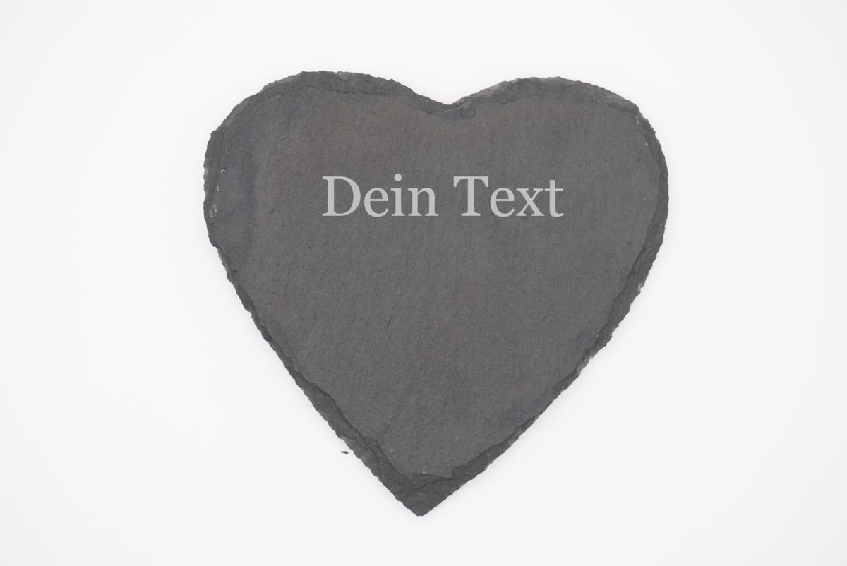 Schiefer Herz/personalisiert image 0