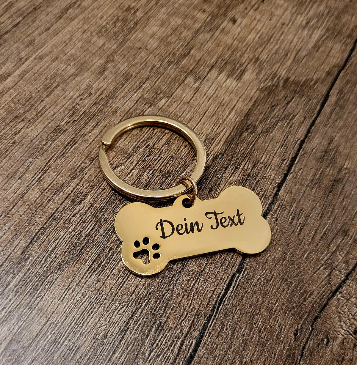 Hundeknochen Goldig mit Pfote image 2